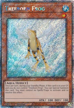 Treeborn Frog (Platinum Secret Rare) (RA03-EN161) - Quarter Century Bonanza 1st Edition - Premium Yugioh Single from Konami - Just $1.52! Shop now at Game Crave Tournament Store