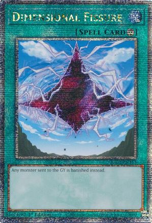 Dimensional Fissure (Quarter Century Secret Rare) (RA03-EN163) - Quarter Century Bonanza 1st Edition - Premium Yugioh Single from Konami - Just $13.84! Shop now at Game Crave Tournament Store