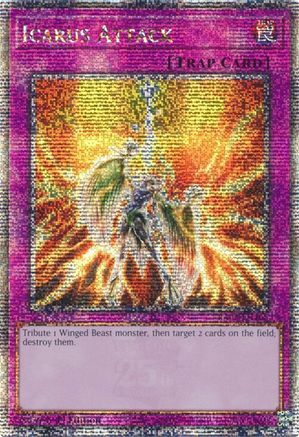 Icarus Attack (Quarter Century Secret Rare) (RA03-EN165) - Quarter Century Bonanza 1st Edition - Premium Yugioh Single from Konami - Just $11.46! Shop now at Game Crave Tournament Store
