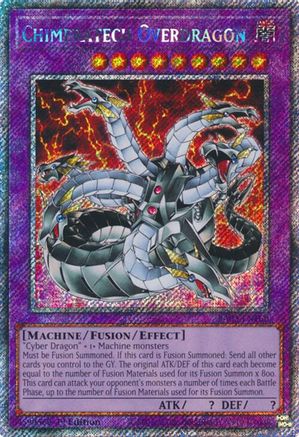 Chimeratech Overdragon (Platinum Secret Rare) (RA03-EN166) - Quarter Century Bonanza 1st Edition - Premium Yugioh Single from Konami - Just $0.64! Shop now at Game Crave Tournament Store