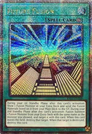 Future Fusion (Quarter Century Secret Rare) (RA03-EN168) - Quarter Century Bonanza 1st Edition - Premium Yugioh Single from Konami - Just $8.88! Shop now at Game Crave Tournament Store