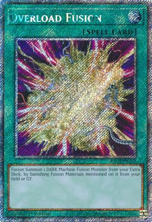 Overload Fusion (Platinum Secret Rare) (RA03-EN169) - Quarter Century Bonanza 1st Edition - Premium Yugioh Single from Konami - Just $0.40! Shop now at Game Crave Tournament Store