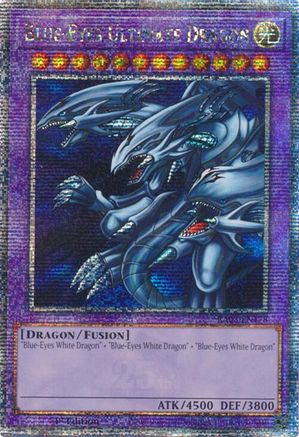 Blue-Eyes Ultimate Dragon (Quarter Century Secret Rare) (RA03-EN178) - Quarter Century Bonanza 1st Edition - Premium Yugioh Single from Konami - Just $66.95! Shop now at Game Crave Tournament Store