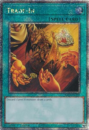 Trade-In (Quarter Century Secret Rare) (RA03-EN188) - Quarter Century Bonanza 1st Edition - Premium Yugioh Single from Konami - Just $14.41! Shop now at Game Crave Tournament Store