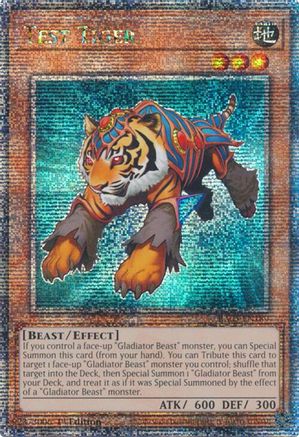 Test Tiger (Quarter Century Secret Rare) (RA03-EN189) - Quarter Century Bonanza 1st Edition - Premium Yugioh Single from Konami - Just $8.49! Shop now at Game Crave Tournament Store