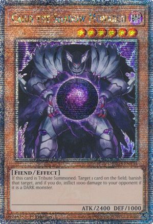 Caius the Shadow Monarch (Quarter Century Secret Rare) (RA03-EN194) - Quarter Century Bonanza 1st Edition - Premium Yugioh Single from Konami - Just $50.56! Shop now at Game Crave Tournament Store