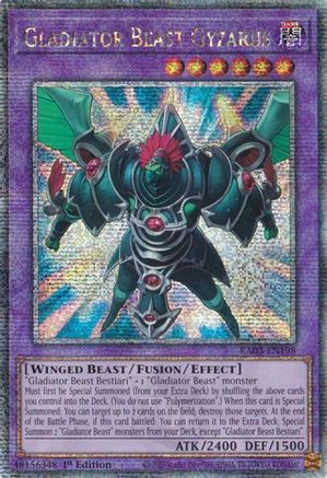 Gladiator Beast Gyzarus (Quarter Century Secret Rare) (RA03-EN198) - Quarter Century Bonanza 1st Edition - Premium Yugioh Single from Konami - Just $8.90! Shop now at Game Crave Tournament Store