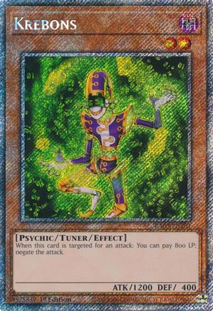 Krebons (Platinum Secret Rare) (RA03-EN201) - Quarter Century Bonanza 1st Edition - Premium Yugioh Single from Konami - Just $0.76! Shop now at Game Crave Tournament Store