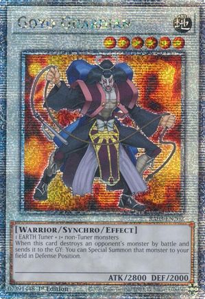 Goyo Guardian (Quarter Century Secret Rare) (RA03-EN202) - Quarter Century Bonanza 1st Edition - Premium Yugioh Single from Konami - Just $12.35! Shop now at Game Crave Tournament Store