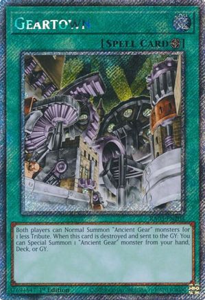 Geartown (Platinum Secret Rare) (RA03-EN203) - Quarter Century Bonanza 1st Edition - Premium Yugioh Single from Konami - Just $0.61! Shop now at Game Crave Tournament Store