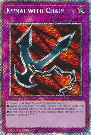 Kunai with Chain (Platinum Secret Rare) (RA03-EN204) - Quarter Century Bonanza 1st Edition - Premium Yugioh Single from Konami - Just $0.26! Shop now at Game Crave Tournament Store