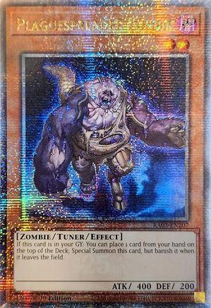 Plaguespreader Zombie (Quarter Century Secret Rare) (RA03-EN207) - Quarter Century Bonanza 1st Edition - Premium Yugioh Single from Konami - Just $13.30! Shop now at Game Crave Tournament Store