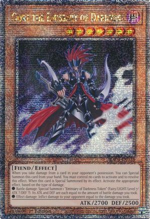 Gorz the Emissary of Darkness (Quarter Century Secret Rare) (RA03-EN210) - Quarter Century Bonanza 1st Edition - Premium Yugioh Single from Konami - Just $24.79! Shop now at Game Crave Tournament Store