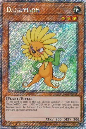 Dandylion (Platinum Secret Rare) (RA03-EN211) - Quarter Century Bonanza 1st Edition - Premium Yugioh Single from Konami - Just $1.17! Shop now at Game Crave Tournament Store