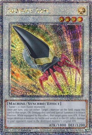 Armory Arm (Quarter Century Secret Rare) (RA03-EN213) - Quarter Century Bonanza 1st Edition - Premium Yugioh Single from Konami - Just $17.09! Shop now at Game Crave Tournament Store