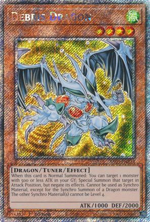 Debris Dragon (Platinum Secret Rare) (RA03-EN214) - Quarter Century Bonanza 1st Edition - Premium Yugioh Single from Konami - Just $1.33! Shop now at Game Crave Tournament Store