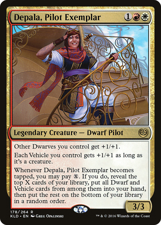 Depala, Pilot Exemplar (KLD-178) - Kaladesh - Premium MTG Single from Wizards of the Coast - Just $0.08! Shop now at Game Crave Tournament Store