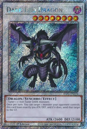 Dark End Dragon (Platinum Secret Rare) (RA03-EN216) - Quarter Century Bonanza 1st Edition - Premium Yugioh Single from Konami - Just $3.10! Shop now at Game Crave Tournament Store