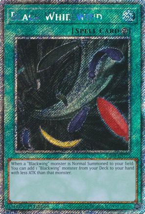 Black Whirlwind (Platinum Secret Rare) (RA03-EN219) - Quarter Century Bonanza 1st Edition - Premium Yugioh Single from Konami - Just $0.94! Shop now at Game Crave Tournament Store