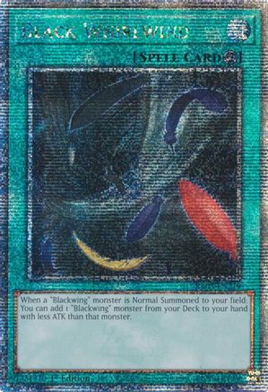 Black Whirlwind (Quarter Century Secret Rare) (RA03-EN219) - Quarter Century Bonanza 1st Edition - Premium Yugioh Single from Konami - Just $14.70! Shop now at Game Crave Tournament Store