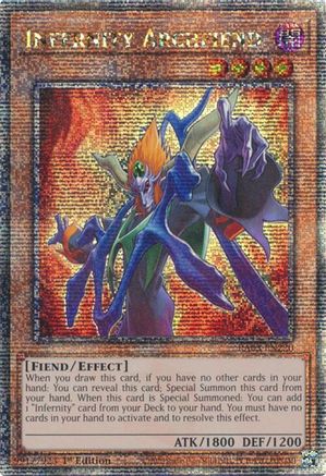 Infernity Archfiend (Quarter Century Secret Rare) (RA03-EN220) - Quarter Century Bonanza 1st Edition - Premium Yugioh Single from Konami - Just $7.94! Shop now at Game Crave Tournament Store