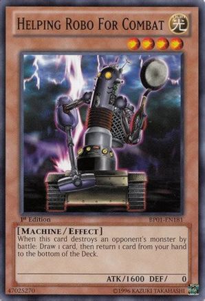 Helping Robo for Combat (BP01-EN181) - Battle Pack: Epic Dawn Unlimited - Premium Yugioh Single from Konami - Just $0.25! Shop now at Game Crave Tournament Store