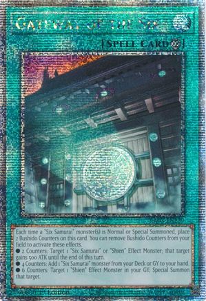Gateway of the Six (Quarter Century Secret Rare) (RA03-EN229) - Quarter Century Bonanza 1st Edition - Premium Yugioh Single from Konami - Just $8.63! Shop now at Game Crave Tournament Store