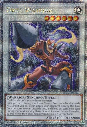Drill Warrior (Quarter Century Secret Rare) (RA03-EN232) - Quarter Century Bonanza 1st Edition - Premium Yugioh Single from Konami - Just $4.38! Shop now at Game Crave Tournament Store