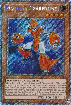 Machina Gearframe (Platinum Secret Rare) (RA03-EN234) - Quarter Century Bonanza 1st Edition - Premium Yugioh Single from Konami - Just $1.43! Shop now at Game Crave Tournament Store