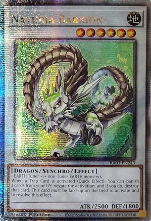 Naturia Barkion (Quarter Century Secret Rare) (RA03-EN243) - Quarter Century Bonanza 1st Edition - Premium Yugioh Single from Konami - Just $4.89! Shop now at Game Crave Tournament Store