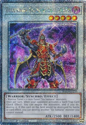 Legendary Six Samurai - Shi En (Quarter Century Secret Rare) (RA03-EN250) - Quarter Century Bonanza 1st Edition - Premium Yugioh Single from Konami - Just $7.35! Shop now at Game Crave Tournament Store