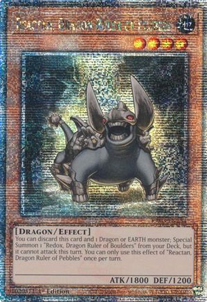Reactan, Dragon Ruler of Pebbles (Quarter Century Secret Rare) (RA03-EN254) - Quarter Century Bonanza 1st Edition - Premium Yugioh Single from Konami - Just $15.66! Shop now at Game Crave Tournament Store