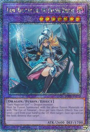 Dark Magician Girl the Dragon Knight (Quarter Century Secret Rare) (RA03-EN258) - Quarter Century Bonanza 1st Edition - Premium Yugioh Single from Konami - Just $45.02! Shop now at Game Crave Tournament Store