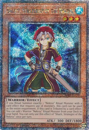 Shurit, Strategist of the Nekroz (Quarter Century Secret Rare) (RA03-EN259) - Quarter Century Bonanza 1st Edition - Premium Yugioh Single from Konami - Just $6.53! Shop now at Game Crave Tournament Store