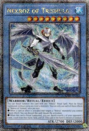 Nekroz of Trishula (Quarter Century Secret Rare) (RA03-EN261) - Quarter Century Bonanza 1st Edition - Premium Yugioh Single from Konami - Just $6.62! Shop now at Game Crave Tournament Store