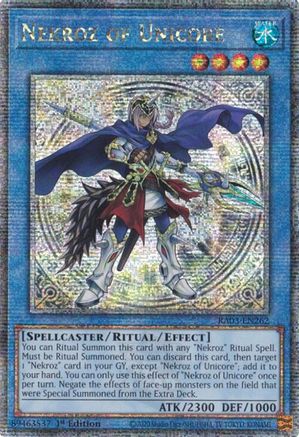 Nekroz of Unicore (Quarter Century Secret Rare) (RA03-EN262) - Quarter Century Bonanza 1st Edition - Premium Yugioh Single from Konami - Just $11.80! Shop now at Game Crave Tournament Store