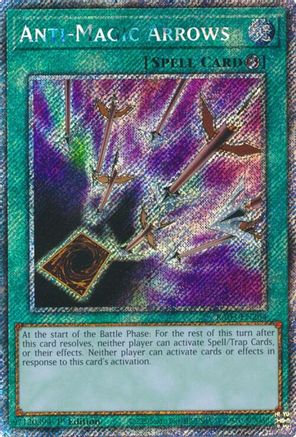 Anti-Magic Arrows (Platinum Secret Rare) (RA03-EN264) - Quarter Century Bonanza 1st Edition - Premium Yugioh Single from Konami - Just $0.58! Shop now at Game Crave Tournament Store