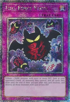 Full Force Virus (Quarter Century Secret Rare) (RA03-EN267) - Quarter Century Bonanza 1st Edition - Premium Yugioh Single from Konami - Just $6.30! Shop now at Game Crave Tournament Store