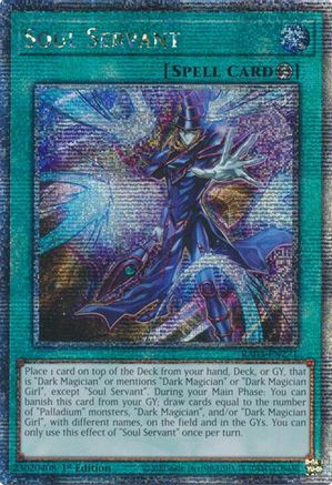 Soul Servant (Quarter Century Secret Rare) (RA03-EN271) - Quarter Century Bonanza 1st Edition - Premium Yugioh Single from Konami - Just $42.52! Shop now at Game Crave Tournament Store