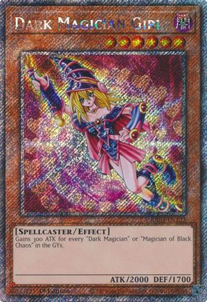 Dark Magician Girl (Platinum Secret Rare) (C) (RA03-EN123) - Quarter Century Bonanza 1st Edition - Premium Yugioh Single from Konami - Just $3.62! Shop now at Game Crave Tournament Store