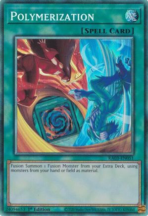 Polymerization (B) (HERO Art) (PCR) (RA03-EN051) - Quarter Century Bonanza 1st Edition - Premium Yugioh Single from Konami - Just $1.50! Shop now at Game Crave Tournament Store