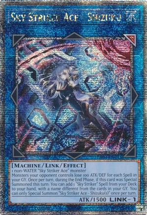 Sky Striker Ace - Shizuku (Alternate Art) (Quarter Century Secret Rare) (RA03-EN043) - Quarter Century Bonanza 1st Edition - Premium Yugioh Single from Konami - Just $41.13! Shop now at Game Crave Tournament Store