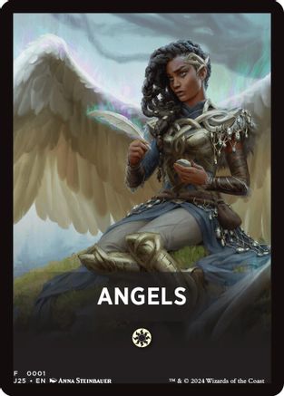 Angels Theme Card (-001) - Foundations Jumpstart - Premium MTG Single from Wizards of the Coast - Just $0.18! Shop now at Game Crave Tournament Store