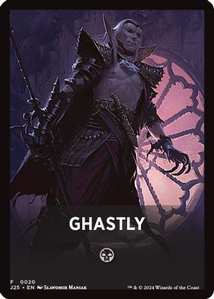 Ghastly Theme Card (-020) - Foundations Jumpstart - Premium MTG Single from Wizards of the Coast - Just $0.19! Shop now at Game Crave Tournament Store