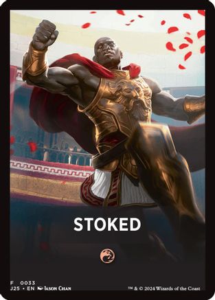 Stoked Theme Card (-033) - Foundations Jumpstart - Premium MTG Single from Wizards of the Coast - Just $0.07! Shop now at Game Crave Tournament Store