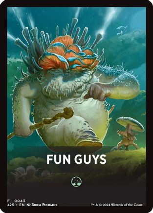 Fun Guys Theme Card (-043) - Foundations Jumpstart - Premium MTG Single from Wizards of the Coast - Just $0.22! Shop now at Game Crave Tournament Store