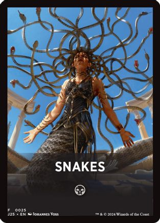 Snakes Theme Card (-025) - Foundations Jumpstart - Premium MTG Single from Wizards of the Coast - Just $0.32! Shop now at Game Crave Tournament Store