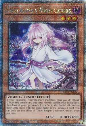 Ghost Reaper & Winter Cherries (Alternate Art) (Quarter Century Secret Rare) (RA03-EN014) - Quarter Century Bonanza 1st Edition - Premium Yugioh Single from Konami - Just $5.54! Shop now at Game Crave Tournament Store