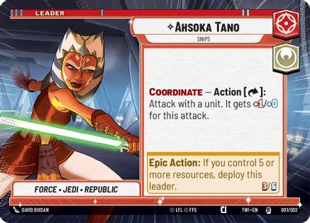 Ahsoka Tano - Snips (Hyperspace) (001/002) - Prerelease Promos - Premium Star Wars: Unlimited Single from Prerelease Promos - Just $0.16! Shop now at Game Crave Tournament Store