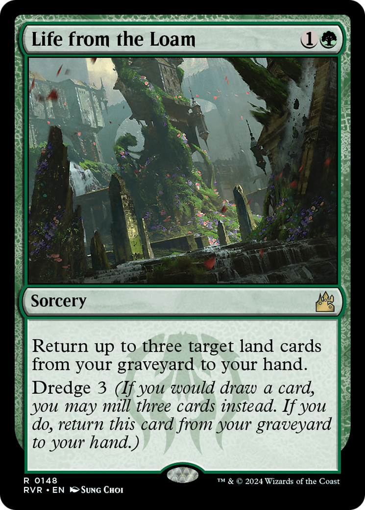 Life from the Loam (RVR-148) - Ravnica Remastered - Premium MTG Single from Wizards of the Coast - Just $6.16! Shop now at Game Crave Tournament Store